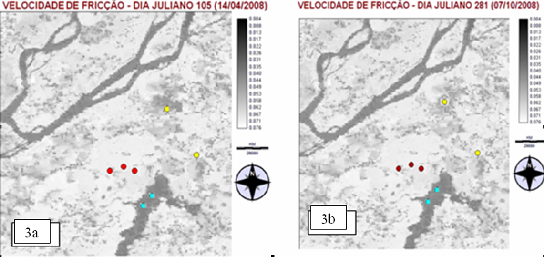 Figura 2: Variação Espacial do albedo dos diferentes biomas da região.