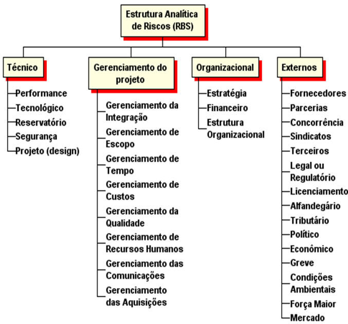 Planejando o Projeto - Identificar Riscos Categoria