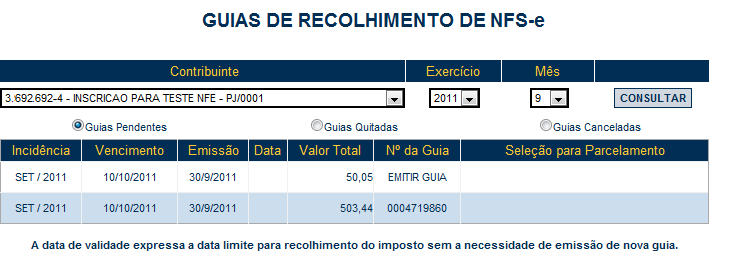 Nota Fiscal Eletrônica do Tomador/Intermediário de Serviços NFTS Versão do Manual: 1.1 pág.