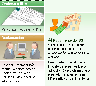 Nota Fiscal Eletrônica de Serviços NF-e Versão do Manual: 4.5 pág. 130 13.6.