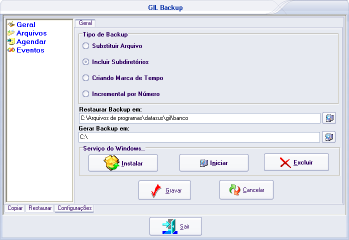 Passo-a-Passo das novas Funcionalidades do Gil versão 3.0.