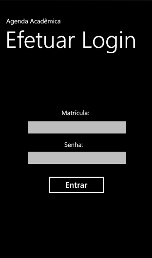 67 Na aplicação móvel, após a instalação do aplicativo no smartphone, a tela inicial do software é a de login ilustrada na Figura 30.