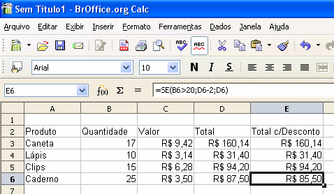 4.2.8 Funções Financeiras Ilustração 46: Usando