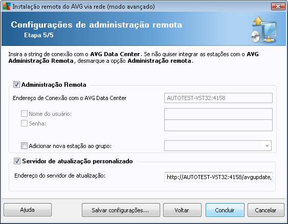 o exibir apenas progresso de instalação - a instalação não exigirá nenhuma atenção do usuário, mas o progresso estará totalmente visível na estação.