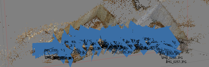 O processamento dos dados e o cálculo de volume foram realizados utilizando o programa Agisoft Photoscan.