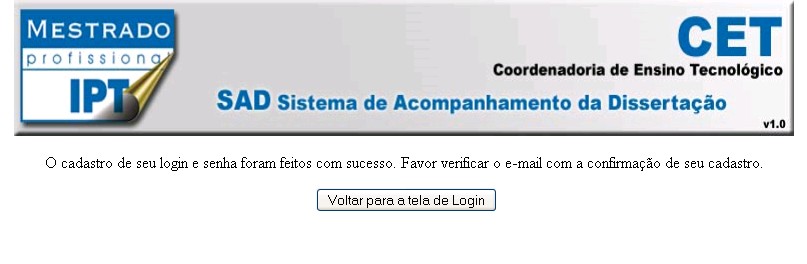 6 Preencha-a e aparecerá uma tela como a seguinte(figura 06): Figura 06 - Preenchimento com