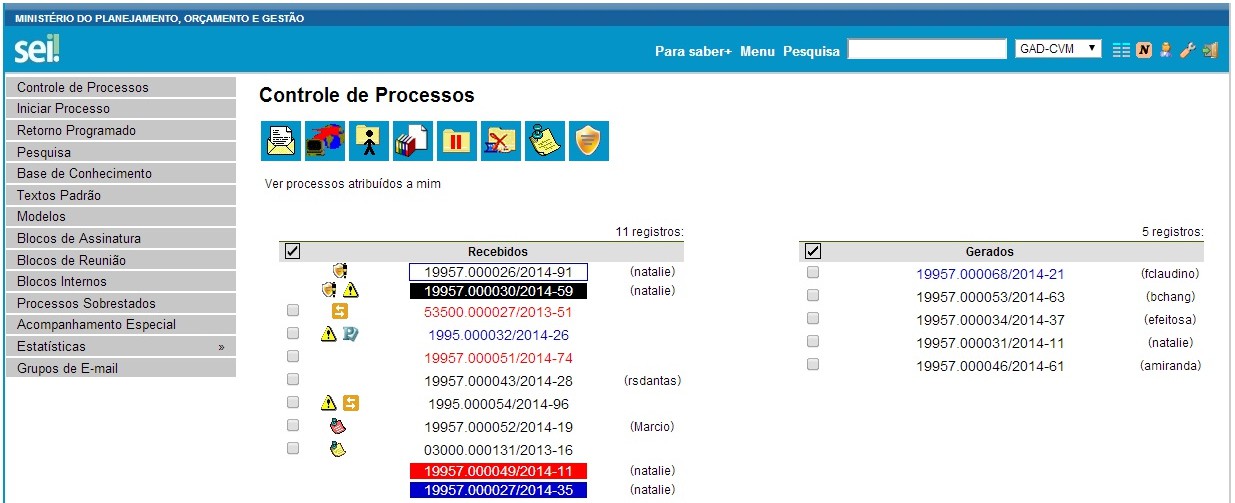 Sistema Eletrônico de Informações Manual do Usuário38 4 Trabalho Colaborativo 4.