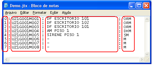 Protocolo BACnet (MS/TP ou IP) O primeiro campo reúne todos Sistemas existentes no projeto em execução.