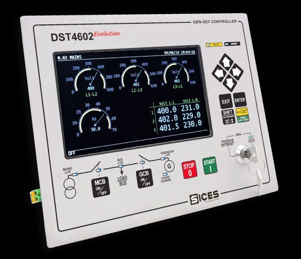 Devido à grande capacidade de extensão de Entradas/Saídas binárias e analógicas, DST4602 & DST4602 Evolution é particularmente adequado para centrais elétricas complexas.