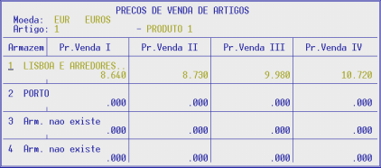 CÓDIGO DE ARTIGO Código do Artigo do qual pretende alterar a designação do Documento. DESIGNAÇÃO DO DOCUMENTO Por defeito é igual à Designação normal do Artigo (24 caracteres) máximo 40 caracteres.