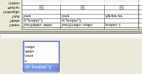 Fig.32 Consulta total dos resultados por produto 2 SQL: SELECT Sum(cp_produto_2.debito) AS SumOfdebito, Sum(cp_produto_2.credito) AS SumOfcredito, 2 AS produto FROM cp_produto_2 GROUP BY 2; 4.12.5.