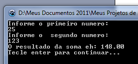 programa proposto. Deve-se ressaltar que, ao final do programa original, foram acrescentadas mais duas linhas.