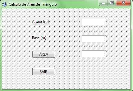 Figura 21 Interface com o usuário do Primeiro Programa Serão inseridos no Form1 os seguintes componentes presentes na Paleta de Componentes Standard: Dois componentes Label funcionam como rótulos,