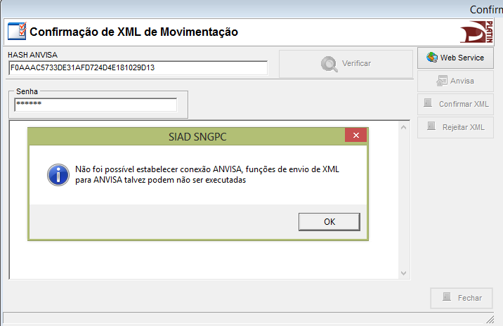 4.3) Para confirmar o arquivo enviado, após algumas horas acesse a tela de Confirmação de Xml de