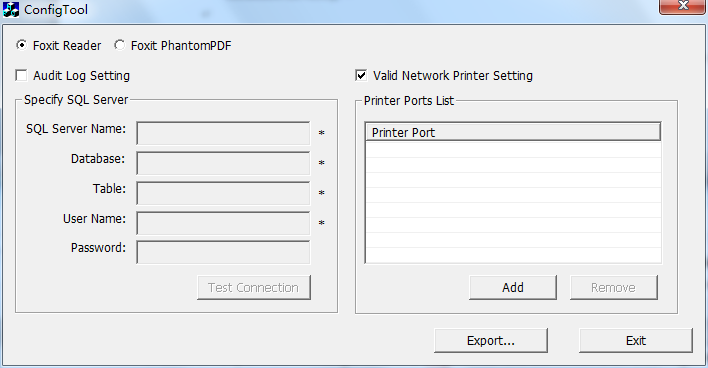 Configuração de impressoras de rede Foxit PhantomPDF Business for HP Para evitar a impressão não autorizada de documentos confidenciais, você pode limitar as permissões de impressão a determinadas