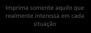 Impressão de currículos, decida o que imprimir Imprima