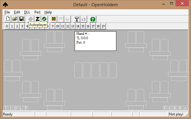 Revisão Bibliográfica 3.1.3 Open Holdem OpenHoldem [5] é uma framework de software aberto de análise de ecrã e motor de lógica programável para jogar online a variante Texas Hold em de póquer.