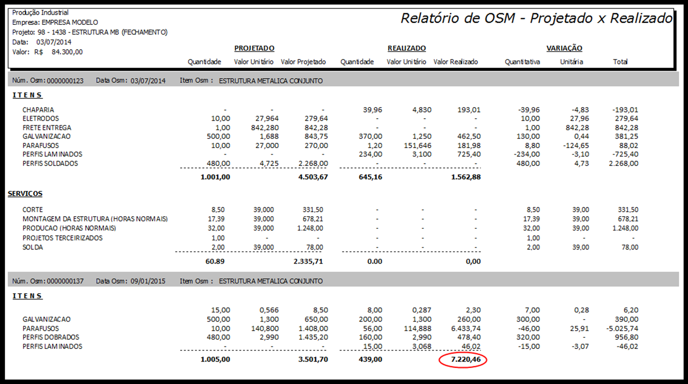 Existem empresas que possuem relatórios específicos, portanto, possuem um formato diversificado.