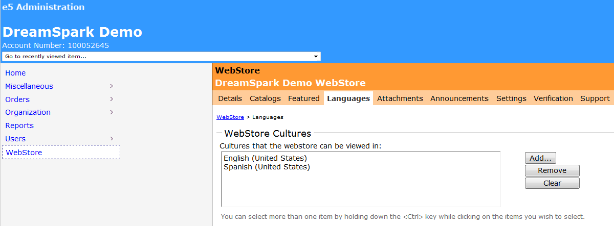 2. Ajuste as cores de sua WebStore, conforme desejado. Figura 90 - Configurações de WebStore 3. Clique no botão Salvar. 4. Visualizar suas alterações.