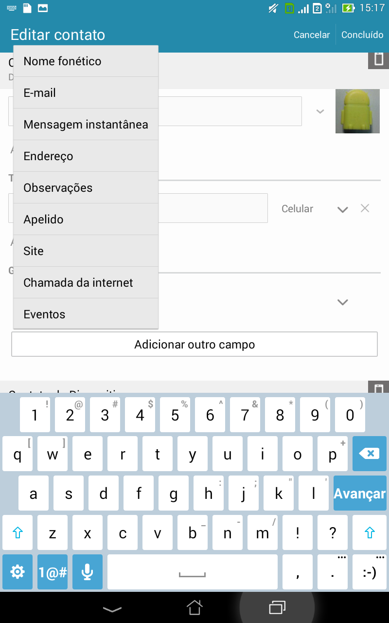 Adicionando um evento a um contato VIP Você pode adicionar um evento a um contato VIP, como aniversário, e outros eventos importantes. 1.