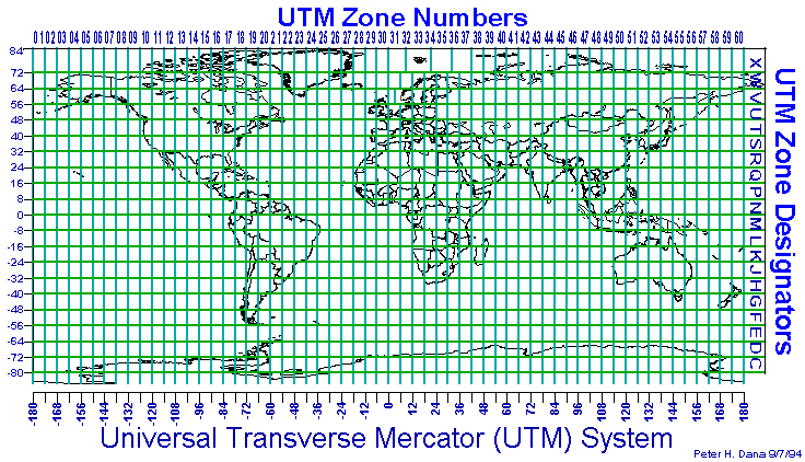 21 Figura 2 - Sistema Universal Transverso de Mercator Fonte: TEIXEIRA, André Henrique Campos, 2010.