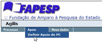 Introdução O sistema Agilis disponibiliza a consulta de informações sobre processos de um pesquisador.