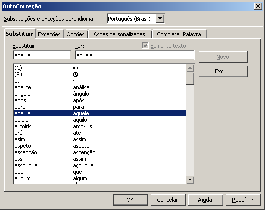 15 Gerenciador de extensão Este recurso permite gerenciar (tais como inserir e excluir) pacotes a serem instalados no BrOffice.org.