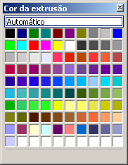 Nesta tela pode-se definir a cor a ser utilizada na extrusão (no efeito de 3D) do objeto. Cor de extrusão VIII FORMATAR 1 Formatação padrão Restabelece os padrões de formatação do BrOffice.