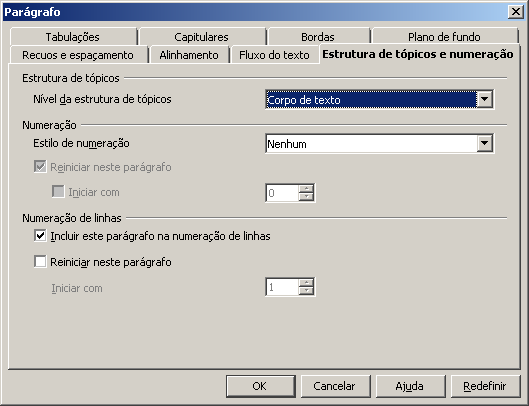 Alinhamento Tem como função formatar as linhas do parágrafo selecionado, com as opções de alinhamento Esquerdo, Direito, Centro e Justificado.