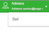 1.2. Conhecendo a Plataforma A área de trabalho da Plataforma Sage é composta pelos módulos adquiridos. Abaixo vamos detalhar alguns pontos da plataforma. 1.2.1. Seleção da Empresa Ao clicar em na