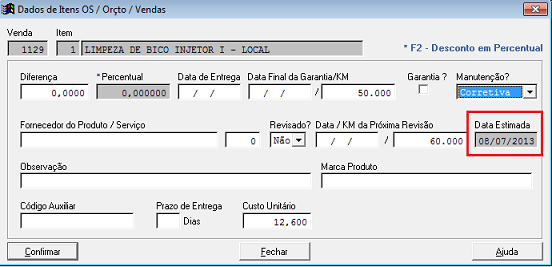 Menu Vendas: 1) Cadastro de Clientes/Fornecedores: Inserimos dois campos novos: a. Inscrição Municipal 11 caracteres b.