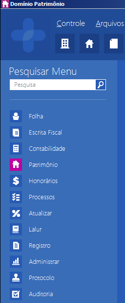 mesmo seja ativado. Verifique conforme a figura abaixo: 6. Veja que você poderá realizar uma pesquisa em todos os módulos.