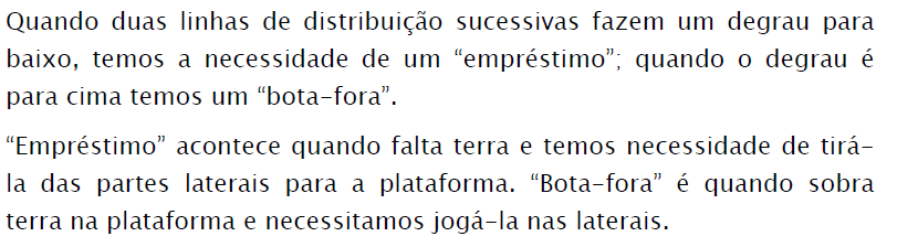 1.3. DISTRIBUIÇÃO DO MATERIAL ESCAVADO. Diagrama de Bruckner ou Diagrama de Massas.