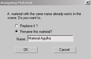 Altere para 2 materiais. Clique sobre o botão ao lado do segundo material (seta verde) No modo de edição do segundo material escolha em Diffuse uma cor verde.