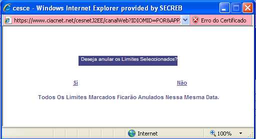 Solicitação de Anulação de Suplemento Solicitação online de anulação de suplemento