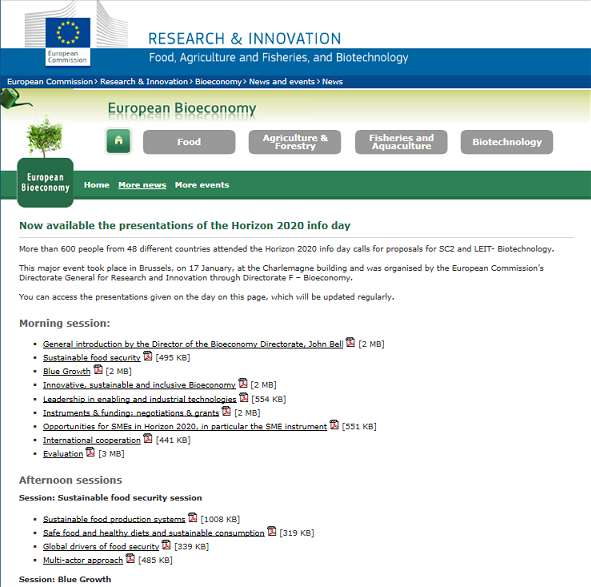 http://ec.europa.eu/research/bioeconomy/news-events/news/20140118_en.htm http://ec.europa.eu/research/bioeconomy/news-events/news/20140117_02_en.