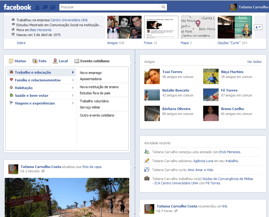 Facebook: eventos