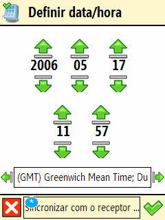 Definir data/hora Pode modificar a hora e a data da aplicação do seu produto ROUTE 66. ❶ No Menu principal, seleccione Modificar as definições. ❷ Escolha Definir data/hora.