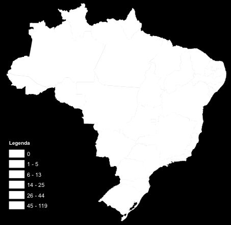 Concentração de empresas e patentes de Biotecnologia São Paulo e Minas Gerais concentram a maior parte das empresas de biotecnologia do país, tanto que há também maior geração de patentes, segundo o