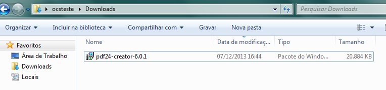 1. Instalação O aplicativo PDF24 Creator é compatível com todos os computadores da Instituição, inclusive notebooks.