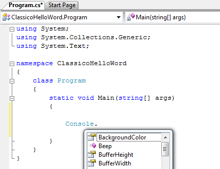 10 System é um namespace. O namespace System é o mais importante porque contém as classes que a maior parte das aplicações utiliza para interagir com o sistema operacional.