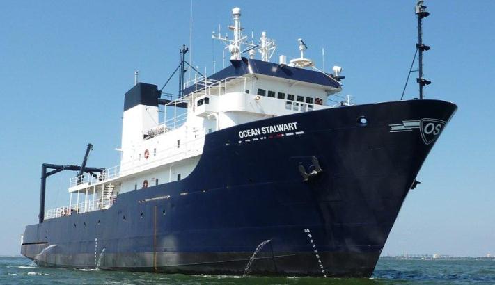 Navios de Pesquisa Seward Johnson 62 meter survey and research vessel. Ocean Stalwart 68.