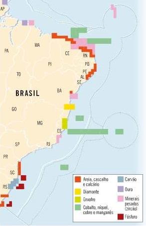 calcário estimada em 5,2 bilhões de m 3 ; (b) região sul de SC, onde existem depósitos de carvão mineral e fósforo; (c) Elevação de Rio