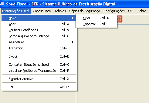ETAPAS DO PROCESSO Arquivo TEXTO com a EFD P V A Importar arquivo TEXTO Validar estrutura Consistir informações