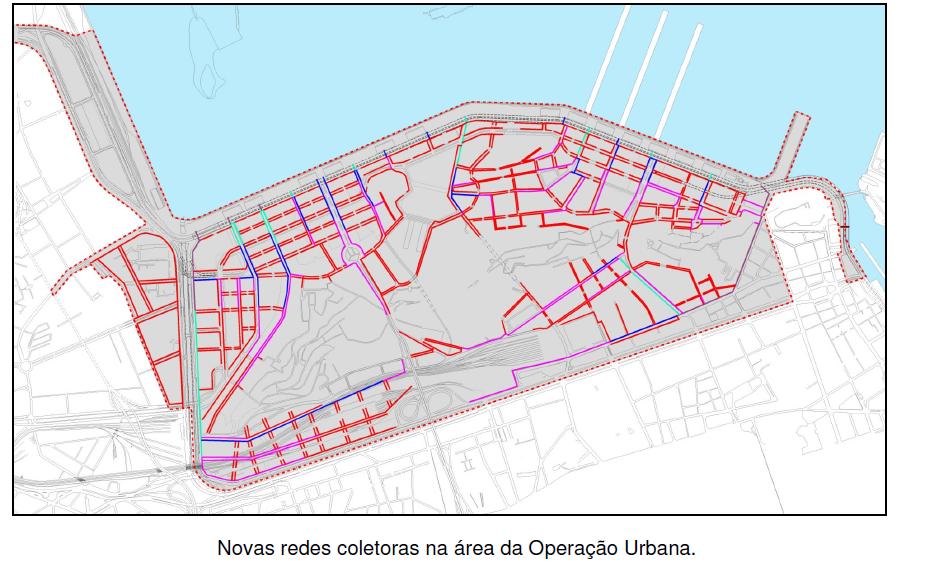 região Fonte: EIV Porto Maravilha 13 Nova rede coletora