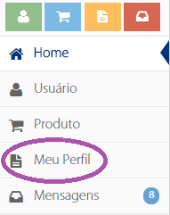 3.1 Cadastro de Produtos e Serviços 3.1.1 Para cadastrar produtos e serviços o usuário precisa imprescindivelmente antes do primeiro cadastro, acessar Administração no topo da página seguido da