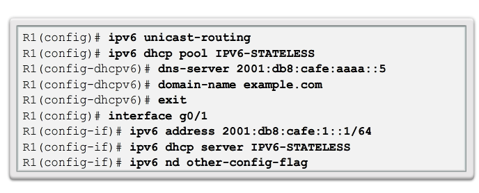 DHCPv6 Stateless Configurando um roteador como