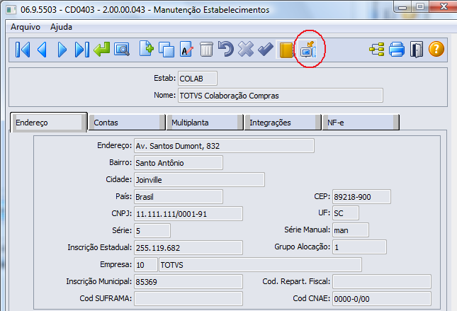 Ativar a seguinte função no produto Datasul (via programa CD7070): o TOTVS-COLABORACAO. Parâmetros Globais Ativação da funcionalidade global referente ao TOTVS Colaboração, folder Colab II.