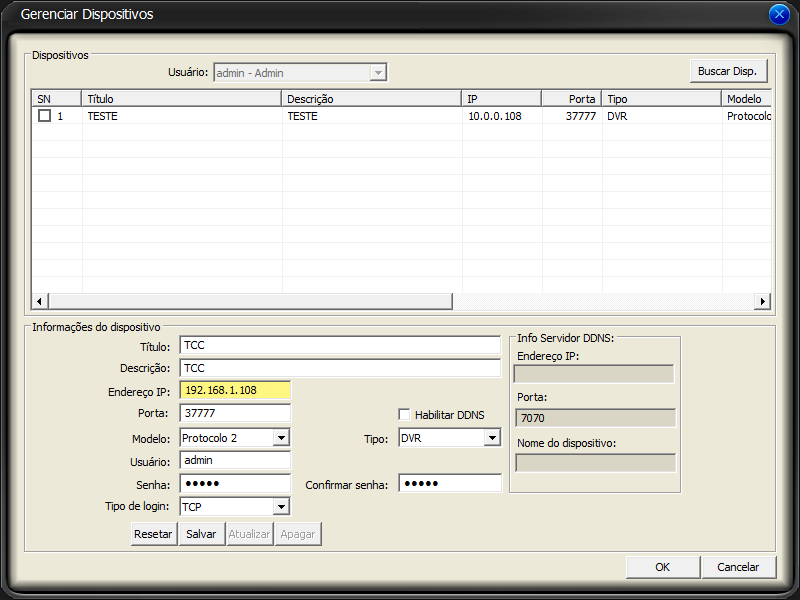 54 Habilitar, basta acessar novamente o endereço IP ou o hostname do DVR e instalar o complemento. Via S.I.M. O monitoramento via software S.I.M. é solução mais utilizada dentre os usuários.