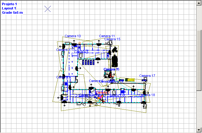 Se o modo de visualização da câmera carregada estiver ativado, a opção mover o desenho não estará disponível. Zoom Mais (Zoom +) Quando selecionado, este comando aumenta a escala do desenho.